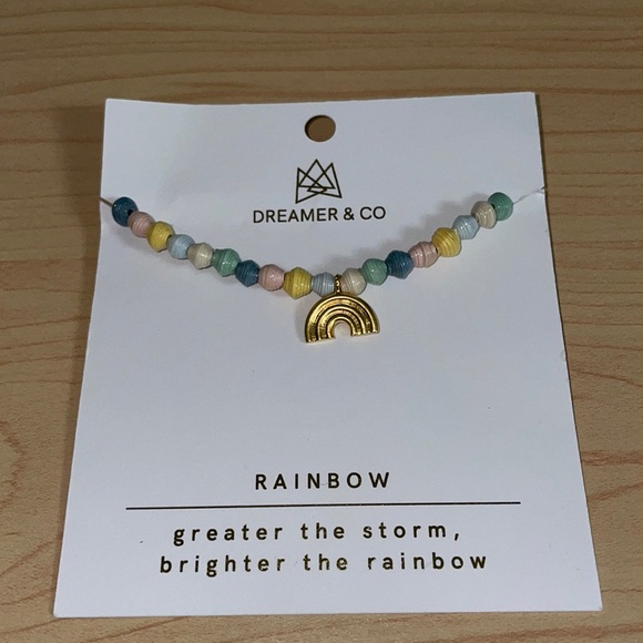 NWT Dreamer & Co “Rainbow” Beaded Bracelet - Picture 2 of 4